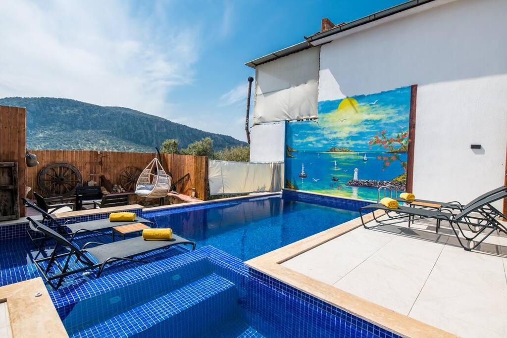 Villa Yagmur Damlasi Muhafazakar Denize Yakin Kalkan Eksteriør billede